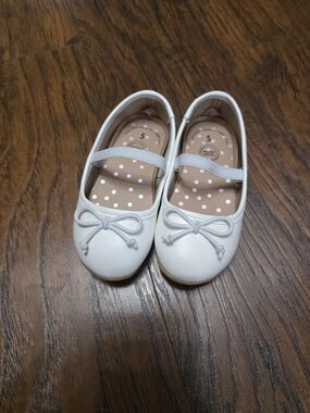 wonder nation White Girls Mary Jane Ballet Flats with Bow